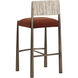Bayard 40.5 inch Dark Bronze / Meg Rust / Terri Nutmeg Barstool